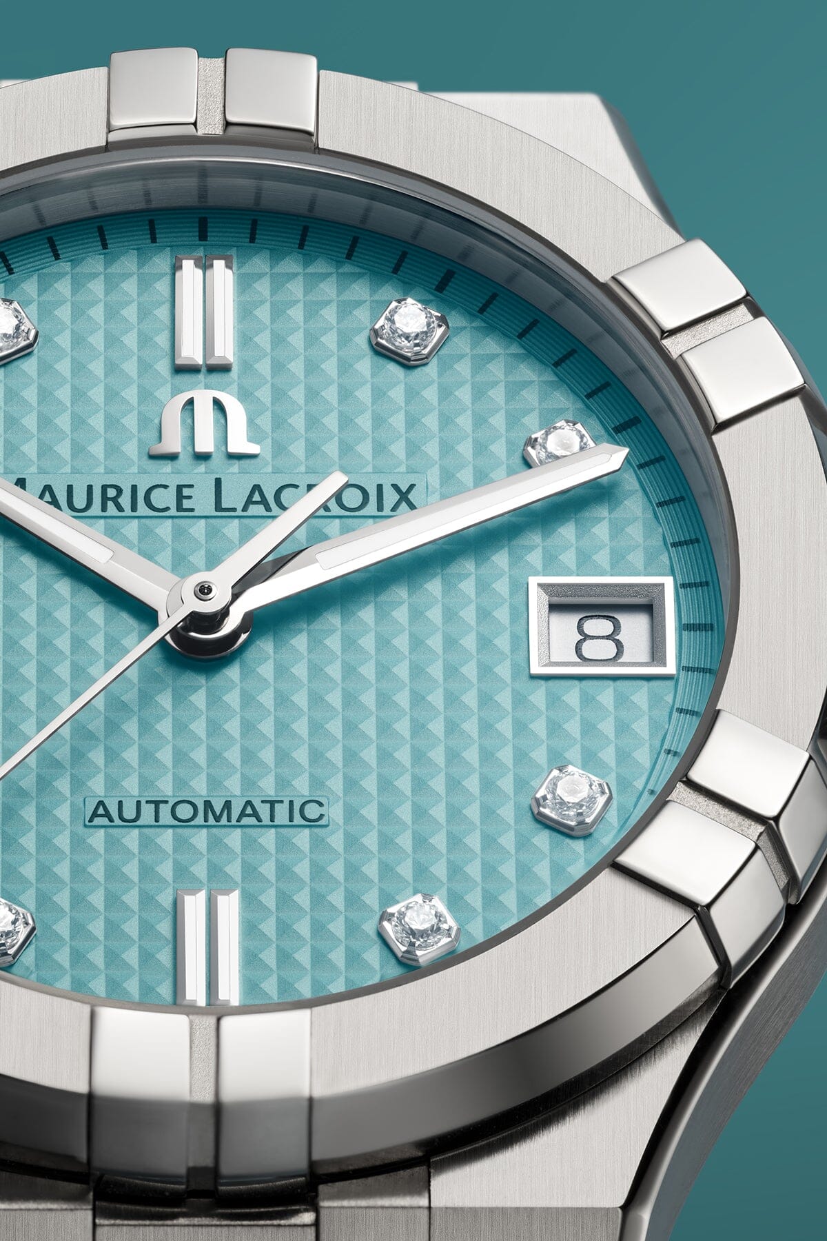 Maurice Lacroix AIKON AUTOMATIC LIMITED SUMMER EDITION mit Diamanten 35 mm Armbanduhr Maurice Lacroix