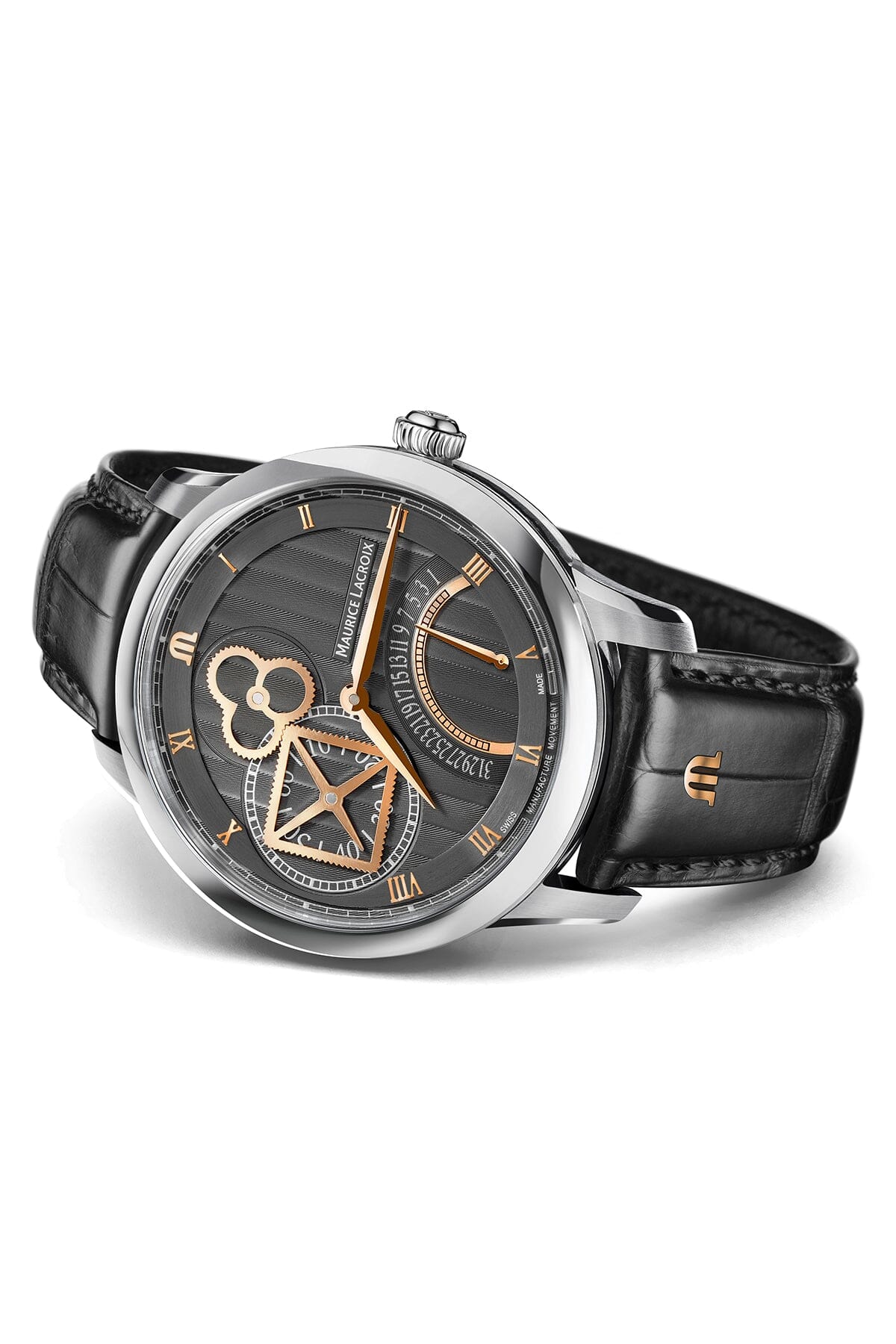 Maurice Lacroix MASTERPIECE Square Wheel Retrograde 43mm Armbanduhr Maurice Lacroix