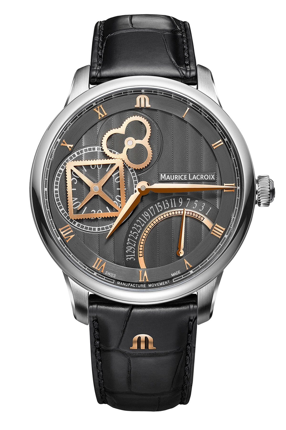Maurice Lacroix MASTERPIECE Square Wheel Retrograde 43mm Armbanduhr Maurice Lacroix