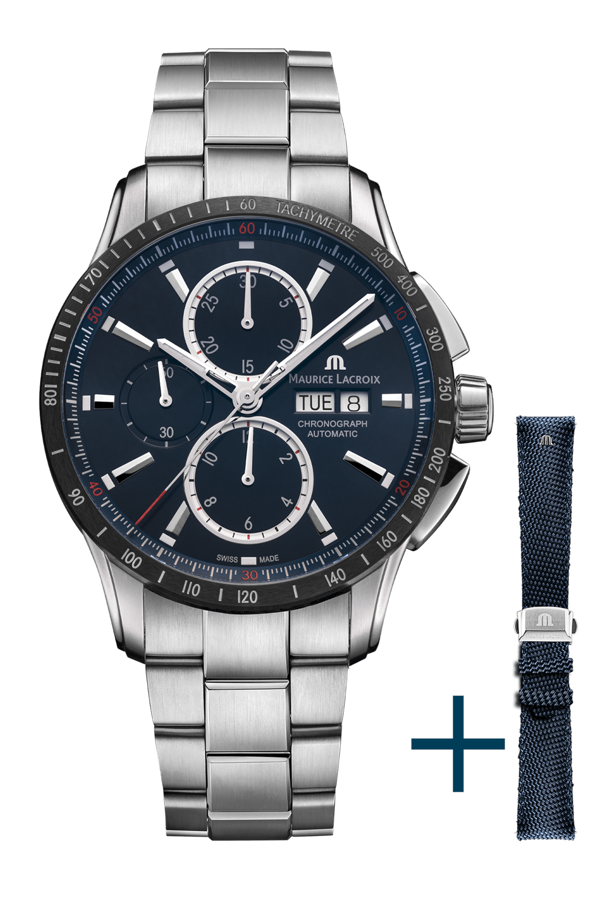 Maurice Lacroix PONTOS S CHRONOGRAPH 43 mm Armbanduhr Maurice Lacroix