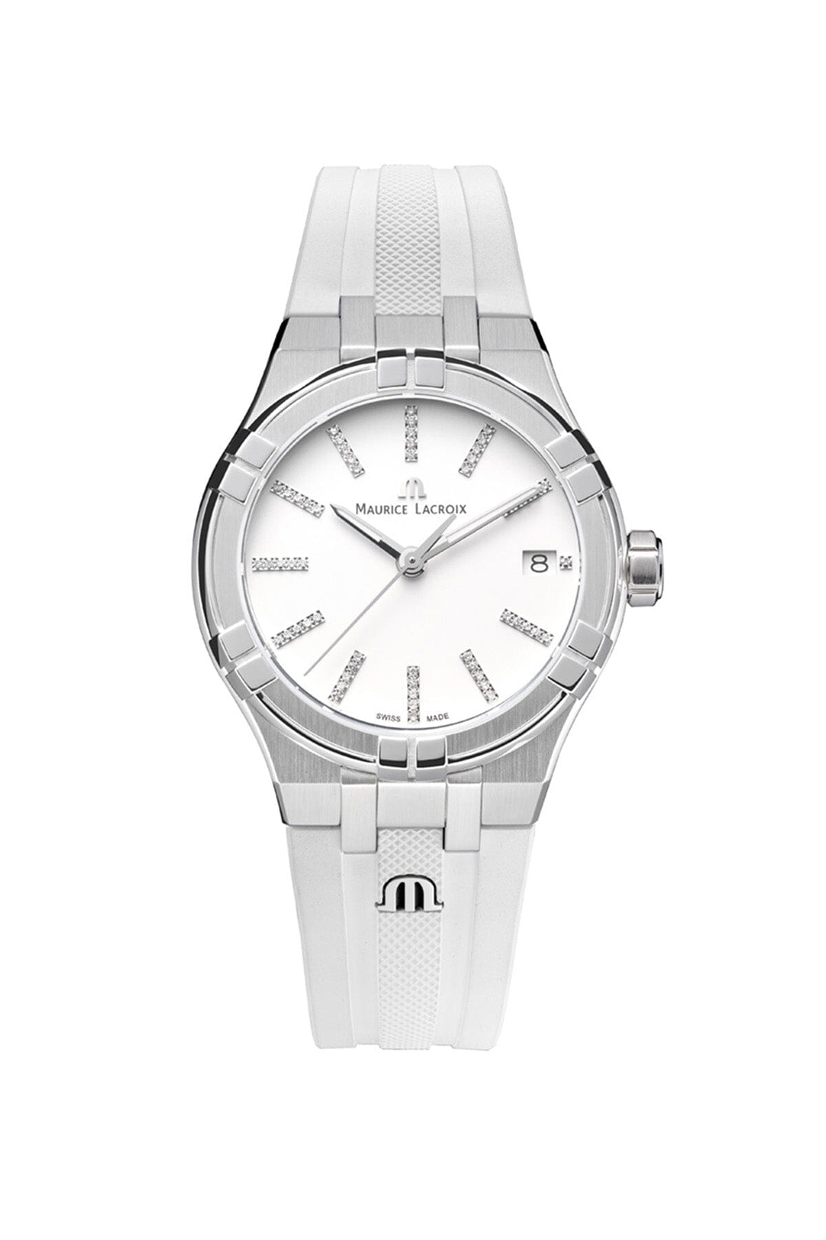 Maurice Lacroix AIKON Quarz Armbanduhr 35mm Armbanduhr Diamanten