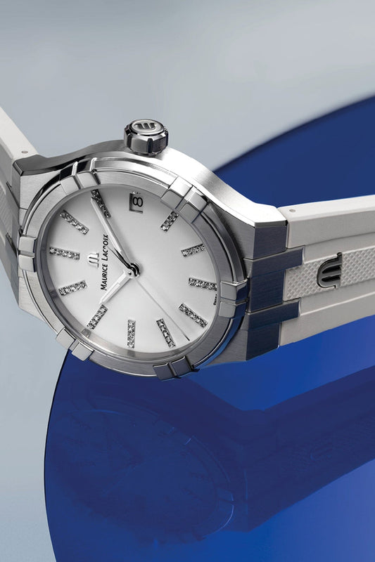 Maurice Lacroix AIKON Quarz Armbanduhr 35mm Armbanduhr Diamanten