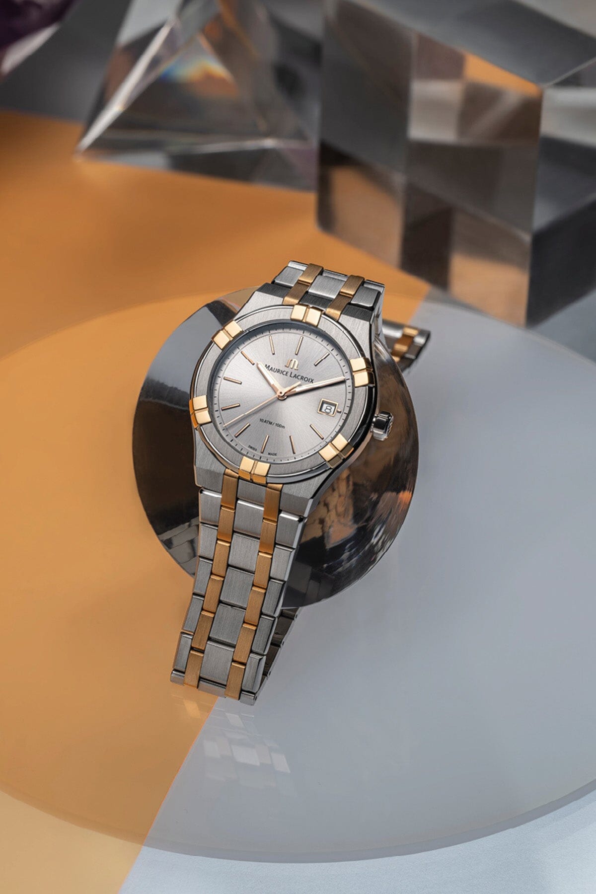 Maurice Lacroix AIKON Quarz Armbanduhr 40mm Gold