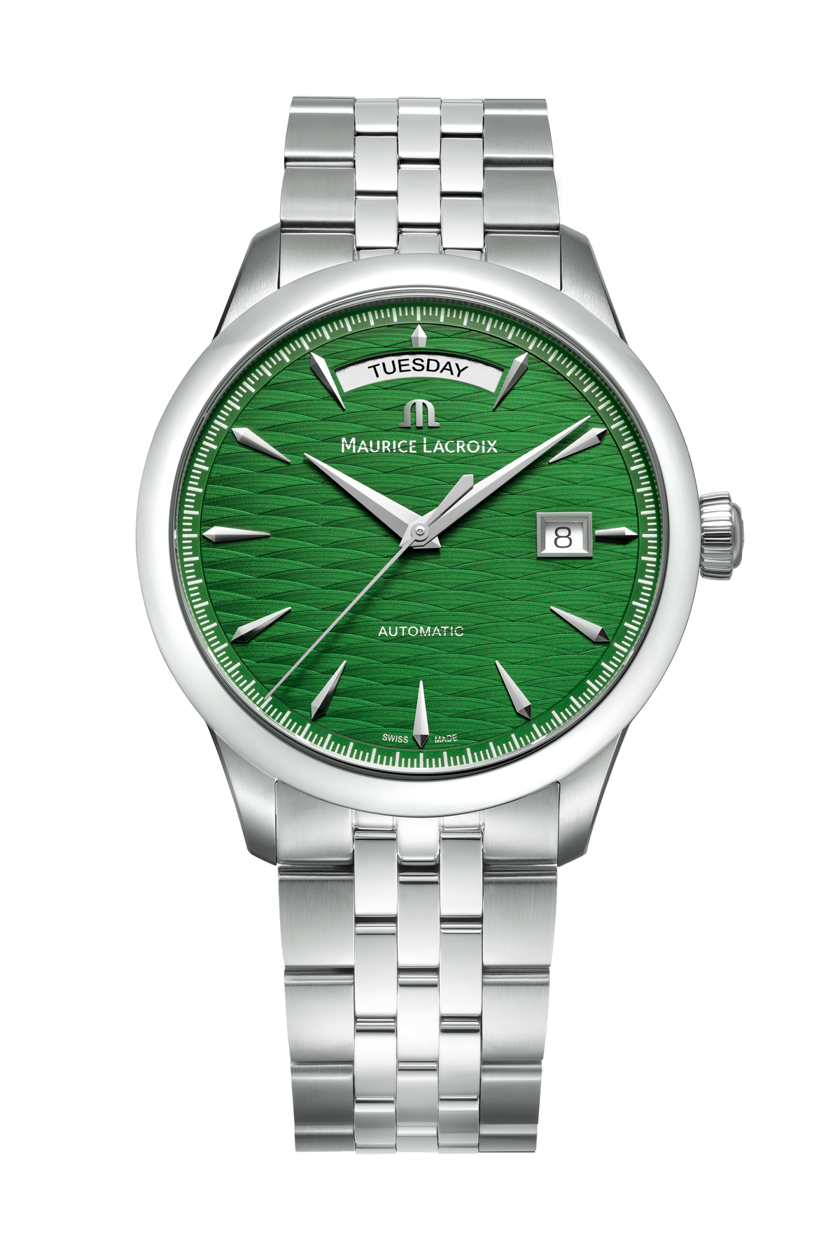 1975 LEGACY AUTOMATIC VAGUES DU JURA GREEN 40MM Arbanduhr Maurice Lacroix