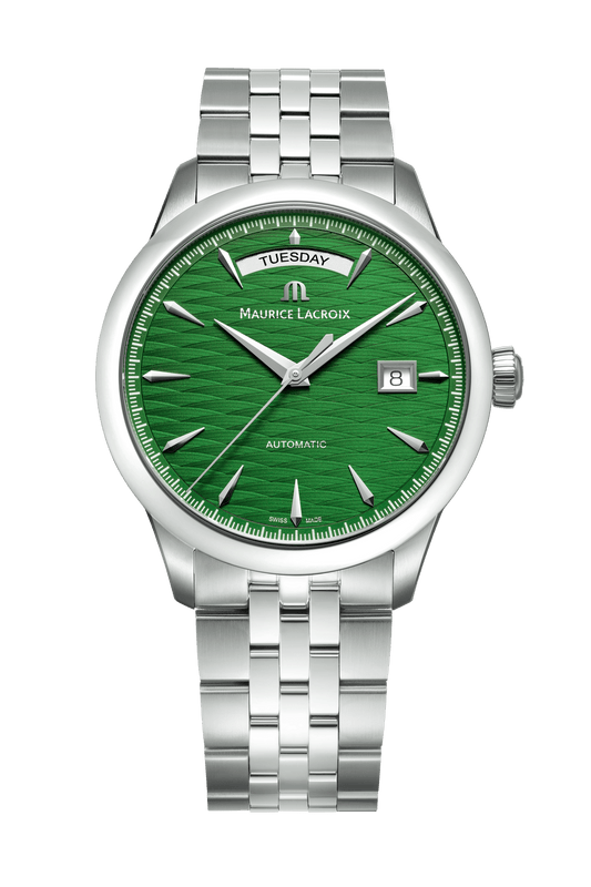 1975 LEGACY AUTOMATIC VAGUES DU JURA GREEN 40MM Arbanduhr Maurice Lacroix