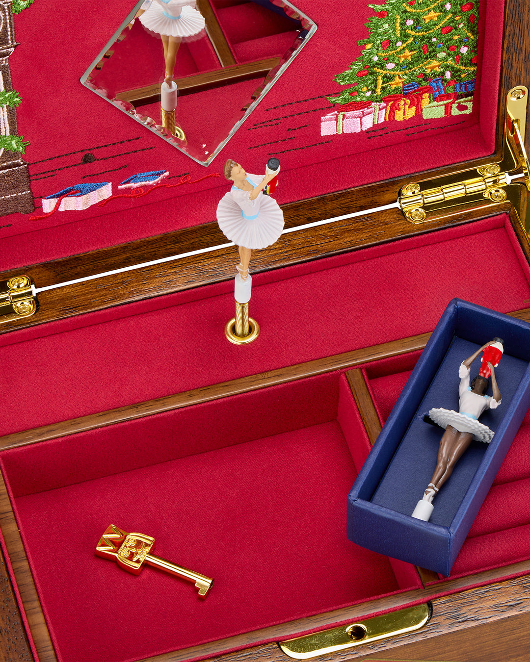 Ballet Musical Jewellery Box – Nutcracker – Nussknacker – Ballerina Musik-Schmuckbox