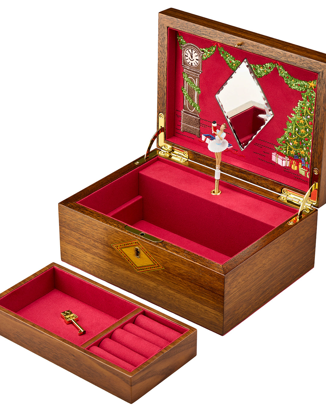 Ballet Musical Jewellery Box – Nutcracker – Nussknacker – Ballerina Musik-Schmuckbox