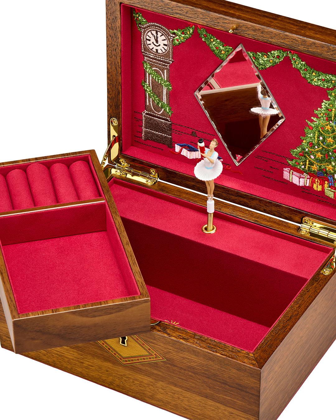 Ballet Musical Jewellery Box – Nutcracker – Nussknacker – Ballerina Musik-Schmuckbox