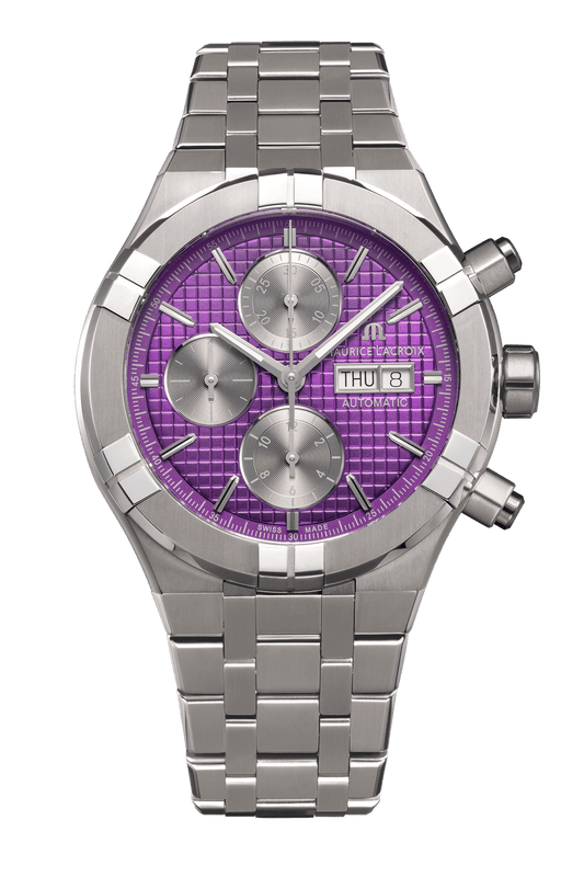 AIKON AUTOMATIC TITANIUM CHRONOGRAPH 44 mm Armbanduhr Maurice Lacroix