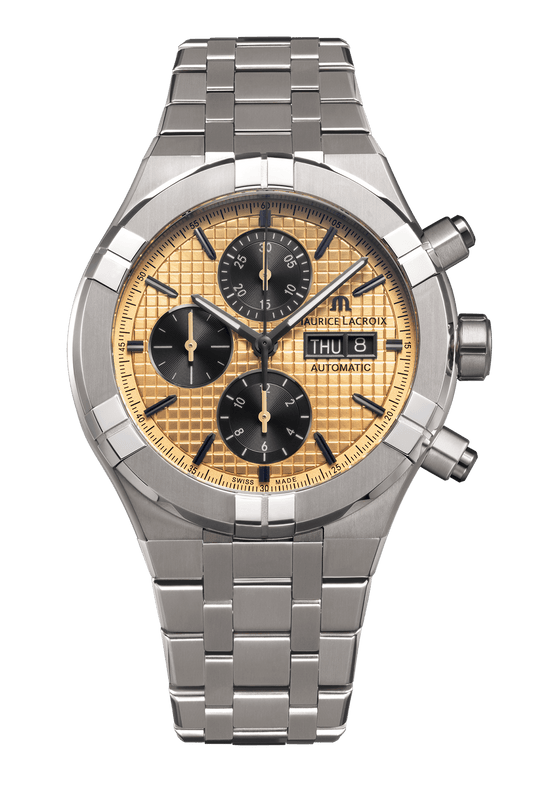 AIKON AUTOMATIC TITANIUM CHRONOGRAPH 44 mm Armbanduhr Maurice Lacroix