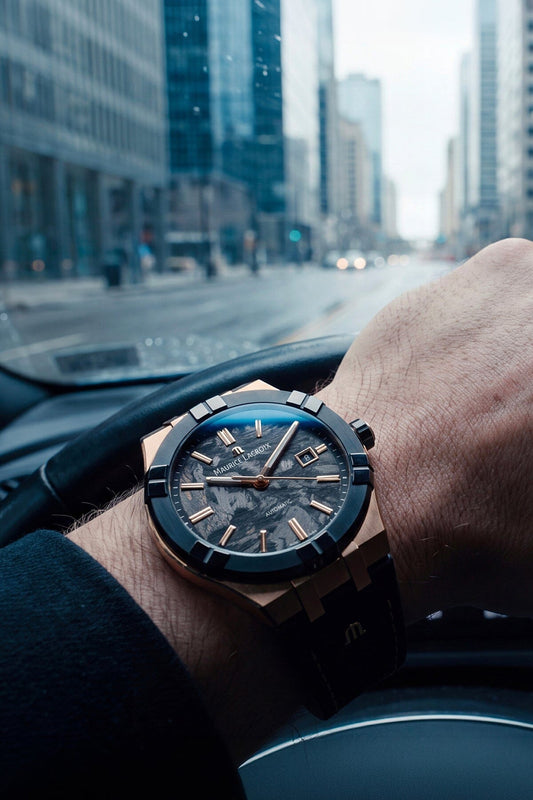 AIKON-IC FROZEN CARBON BRONZE 43MM Armbanduhr Maurice Lacroix