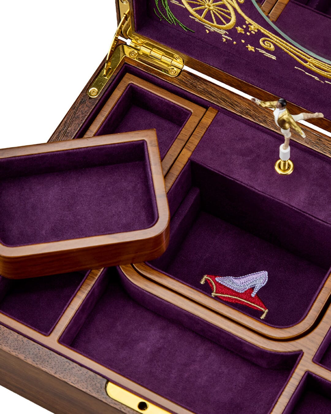 Ballet Musical Jewellery Box – Cinderella – Aschenputtel – Ballerina Musik-Schmuckbox Schmuckkoffer WOLF1834