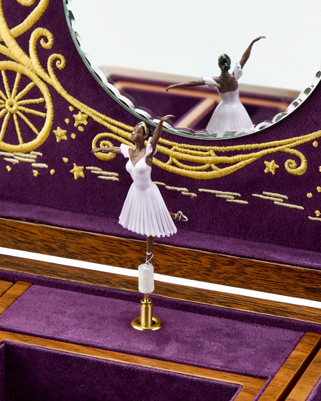 Ballet Musical Jewellery Box – Cinderella – Aschenputtel – Ballerina Musik-Schmuckbox Schmuckkoffer WOLF1834
