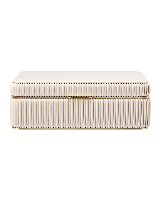 Bella Medium Jewellery Box Bone WOLF1834