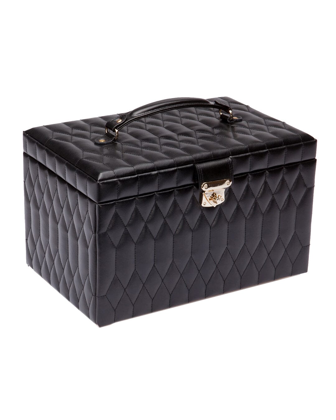 CAROLINE Extra Large Schmuckkoffer Schwarz Schmuckkoffer WOLF