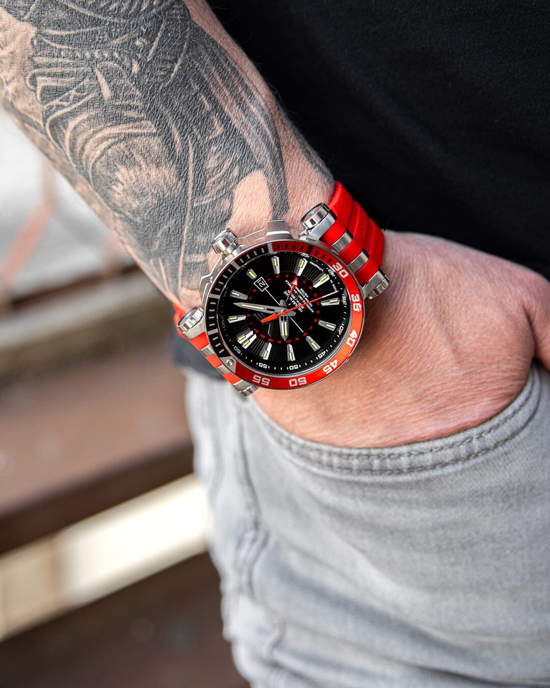 Energia Rocket Automatic GMT | NH34-575A717 Armbanduhr Vostok Europe