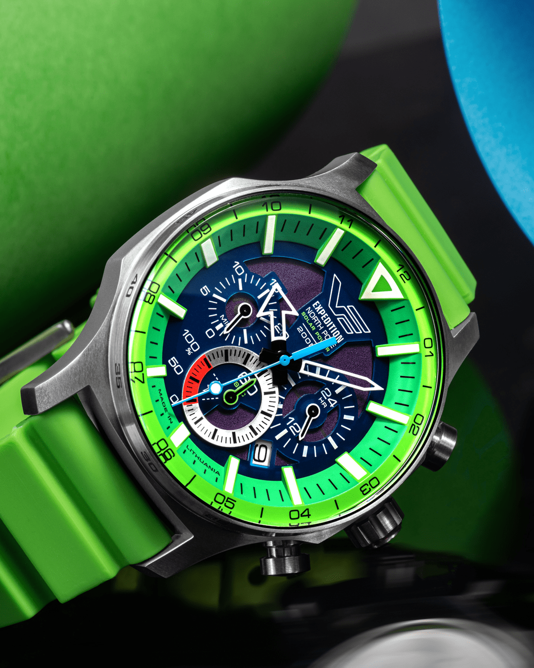 Expedition North Pole Chronograph | VR42-595A733 Armbanduhr Vostok Europe