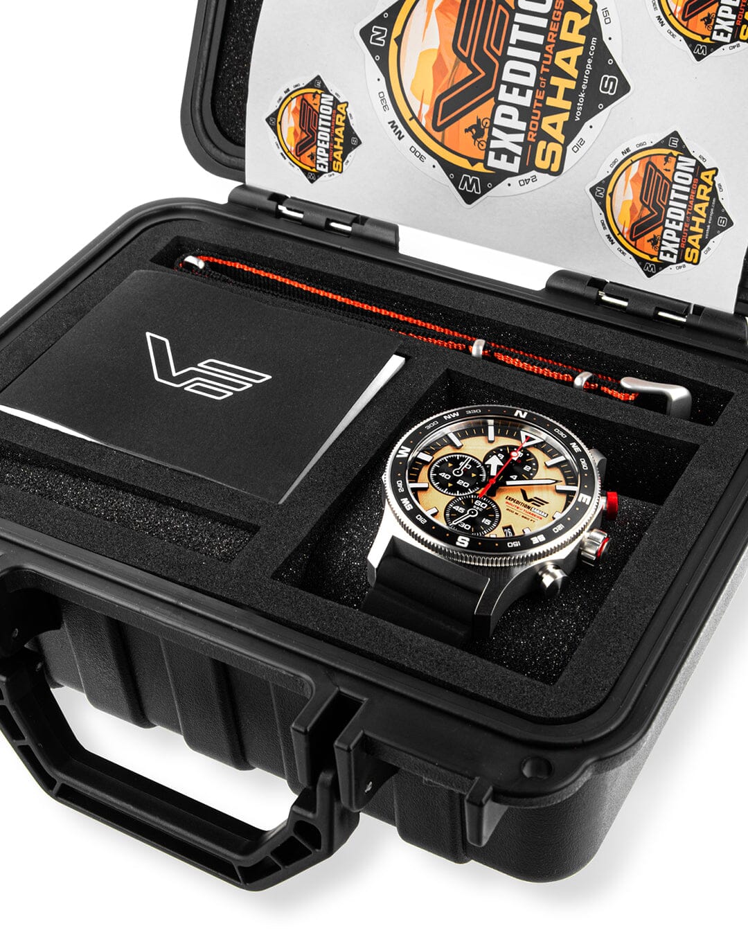 Expedition Sahara „Route of Tuaregs" | 6S10-598A753 Armbanduhr Vostok Europe