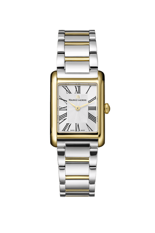 FIABA Square Armbanduhr Bicolour Gelbgold Armbanduhr Maurice Lacroix