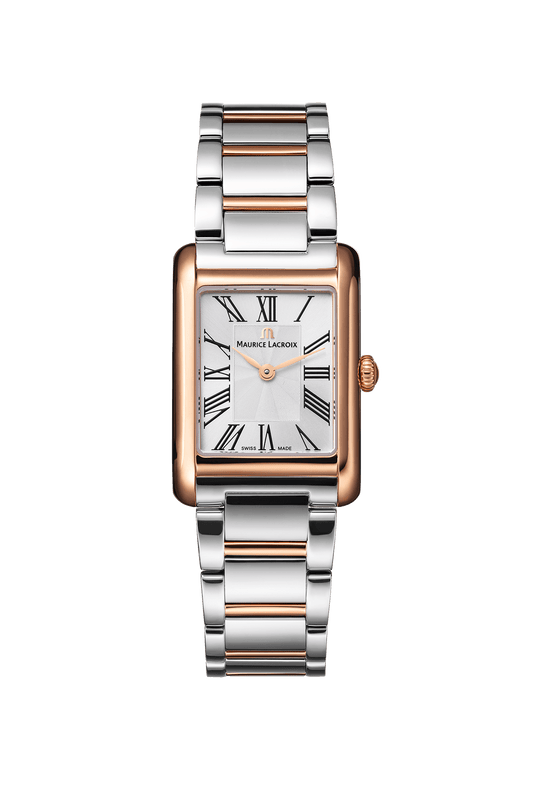 FIABA Square Armbanduhr Bicolour Roségold Armbanduhr Maurice Lacroix