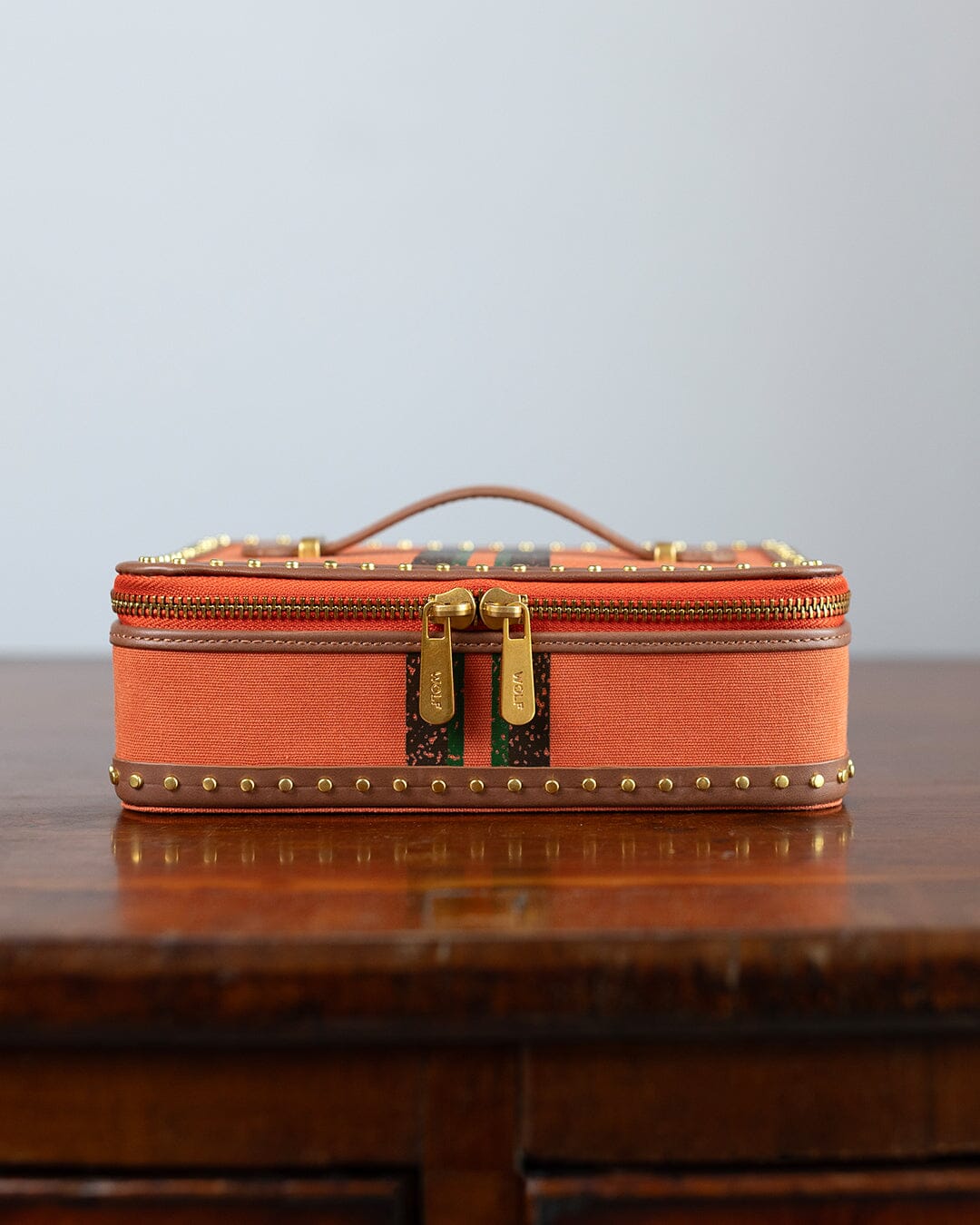 IDA Travel Zip Schmucketui Orange Schmuckkoffer WOLF