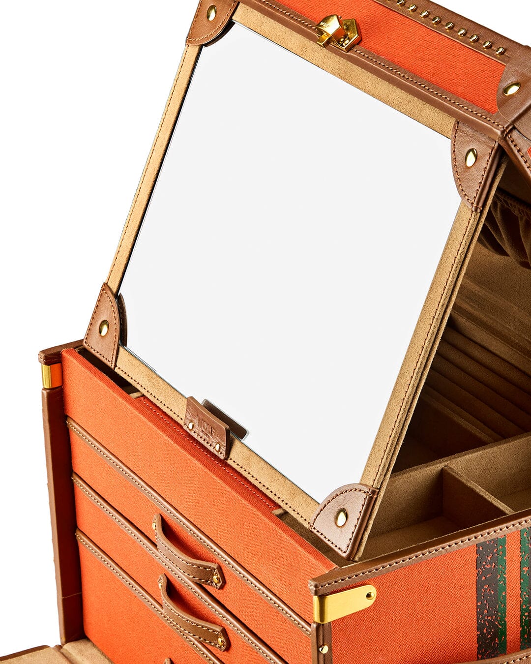 IDA Trunk Jewellery Box | Schmuckkoffer Orange Schmuckkoffer WOLF