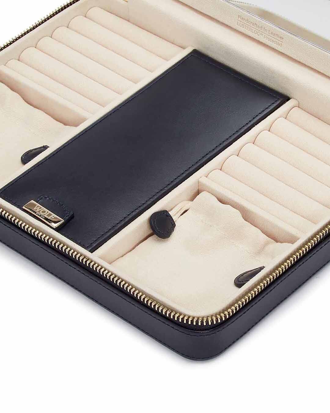 Maria Large Zip Case Nevy WOLF1834