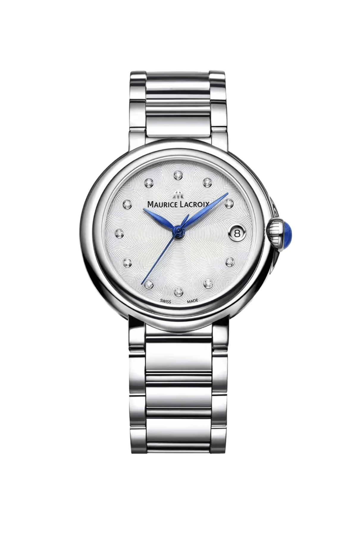 Maurice Lacroix Fiaba Date 32MM Damenuhr Perlmutt mit 11 Diamanten Damenuhr Maurice Lacroix