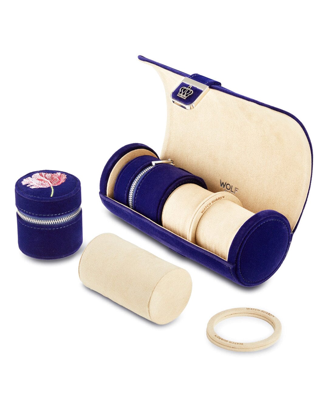 Royal Asscher Double Uhrenrolle mit integriertem Schmuckfach WOLF