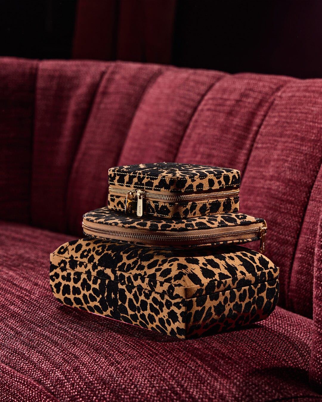 Savanna Leopardenprint Long Zip Wallet WOLF1834