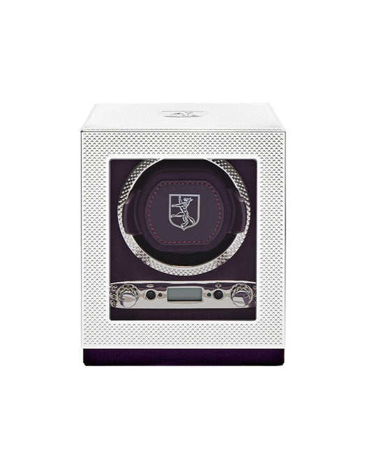 Silver Single Watch Winder - 999er Reinsilber Uhrenbeweger WOLF1834