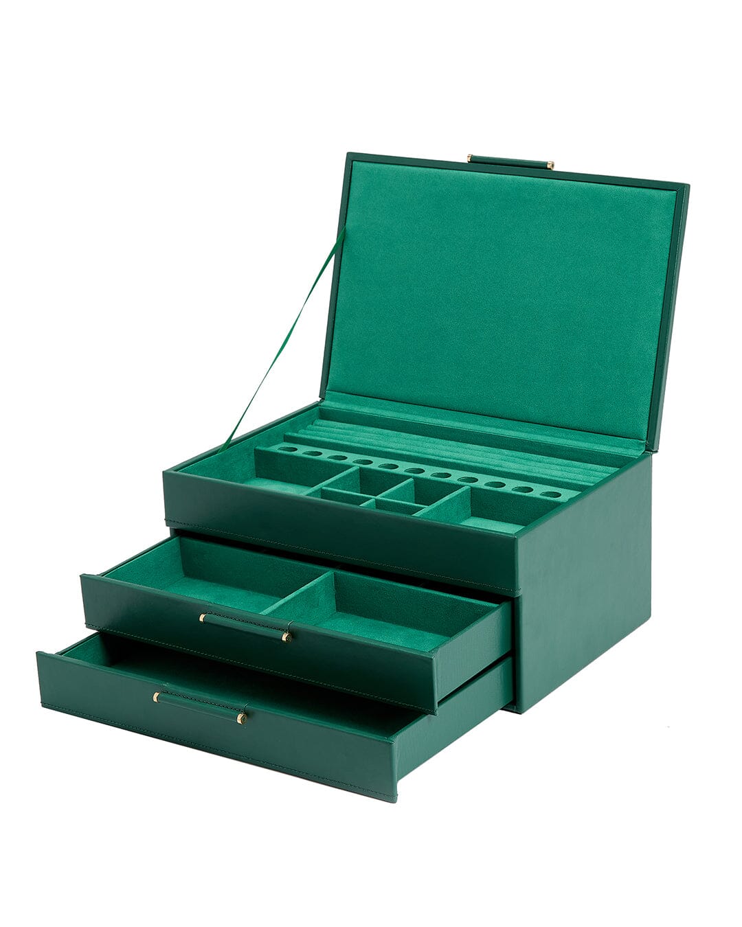 SOPHIA Schmuckschatulle mit Schubladen Forest Green Schmuckkoffer WOLF
