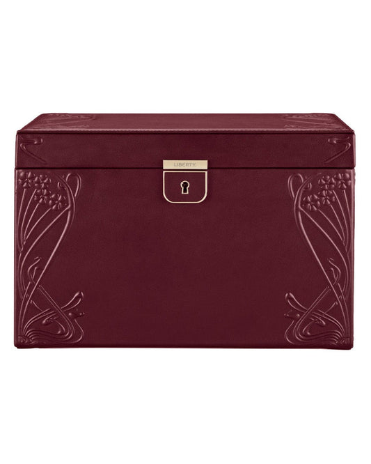 WOLF X LIBERTY Ianthe Große Schmuckbox – Burgundy WOLF1834